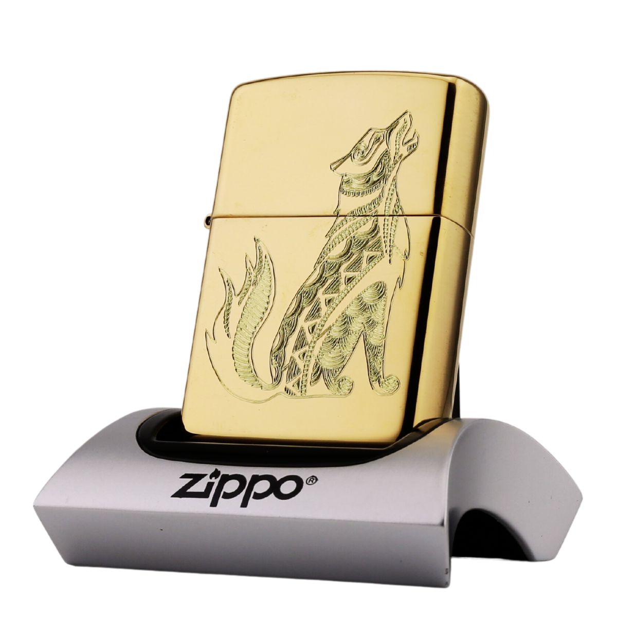 Zippo Khắc Cao Cấp Tuổi Tuất may mắn