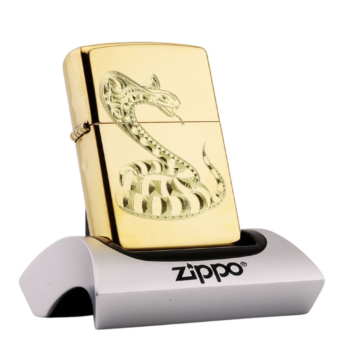Zippo Khắc Cao Cấp Tuổi Tỵ điêu khắc tay