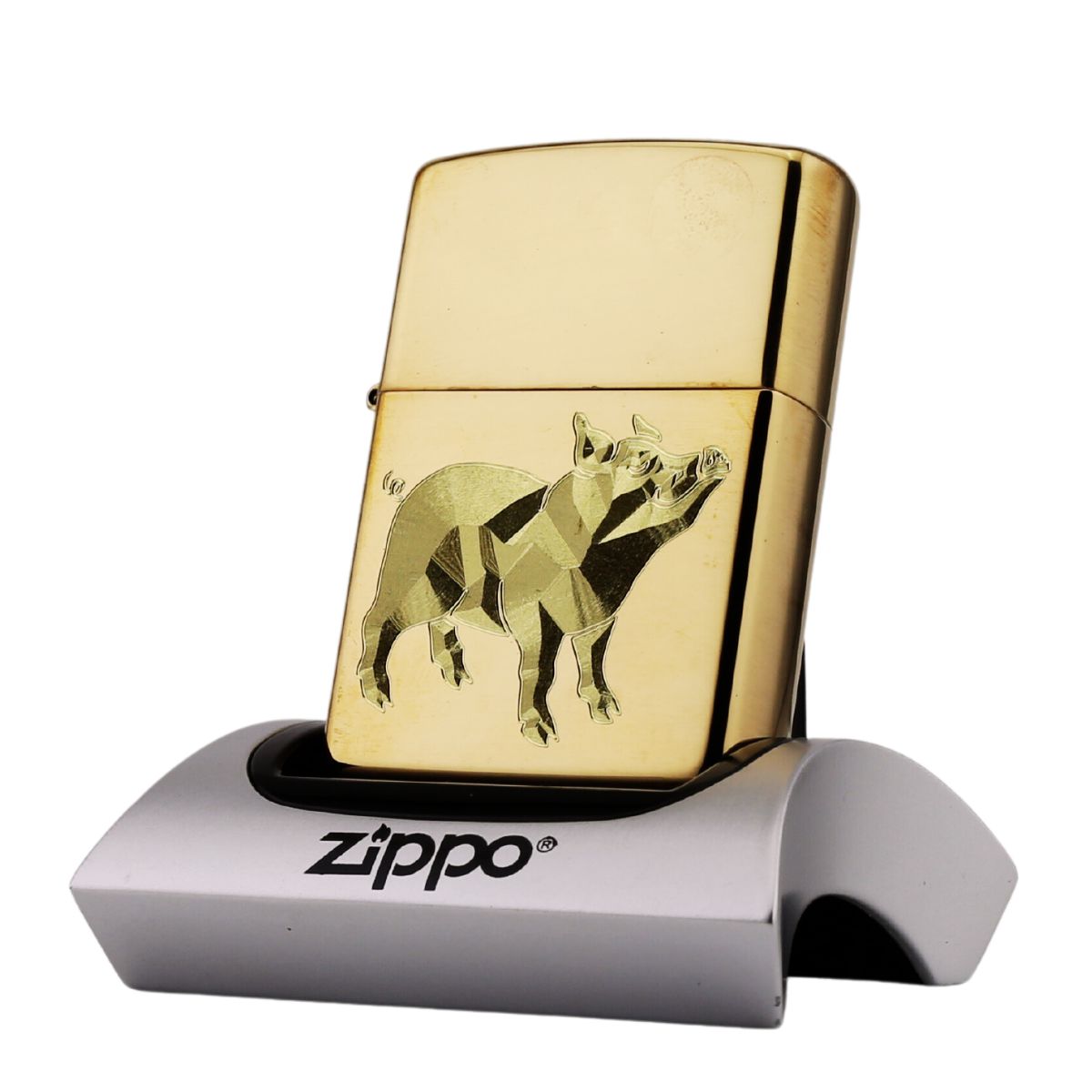 Zippo Khắc Cao Cấp Tuổi Hợi cute pig