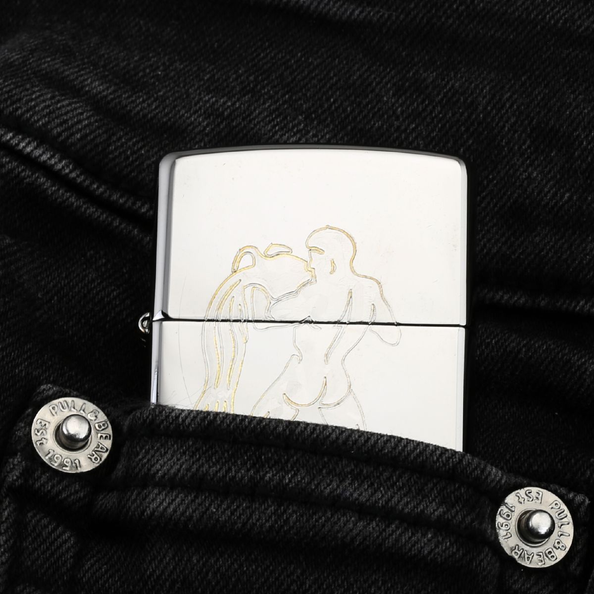 Zippo Khắc 12 Cung Hoàng Đạo Bảo Bình - Aquarius cao cấp