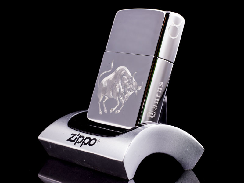 Zippo Khắc 12 Cung Hoàng Đạo Kim Ngưu - Tarus quà tặng người thân