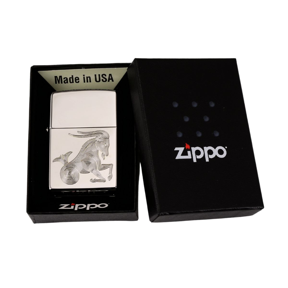 Zippo Khắc 12 Cung Hoàng Đạo Ma Kết - Capricorn quà tặng bạn bè thân thiết