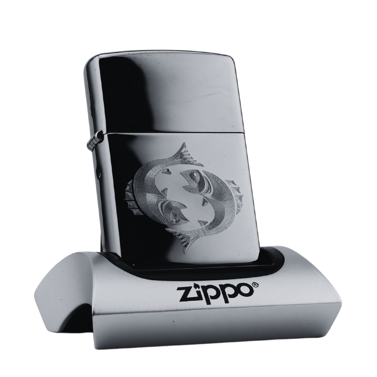 Zippo Khắc 12 Cung Hoàng Đạo Song Ngư - Pisces chính hãng