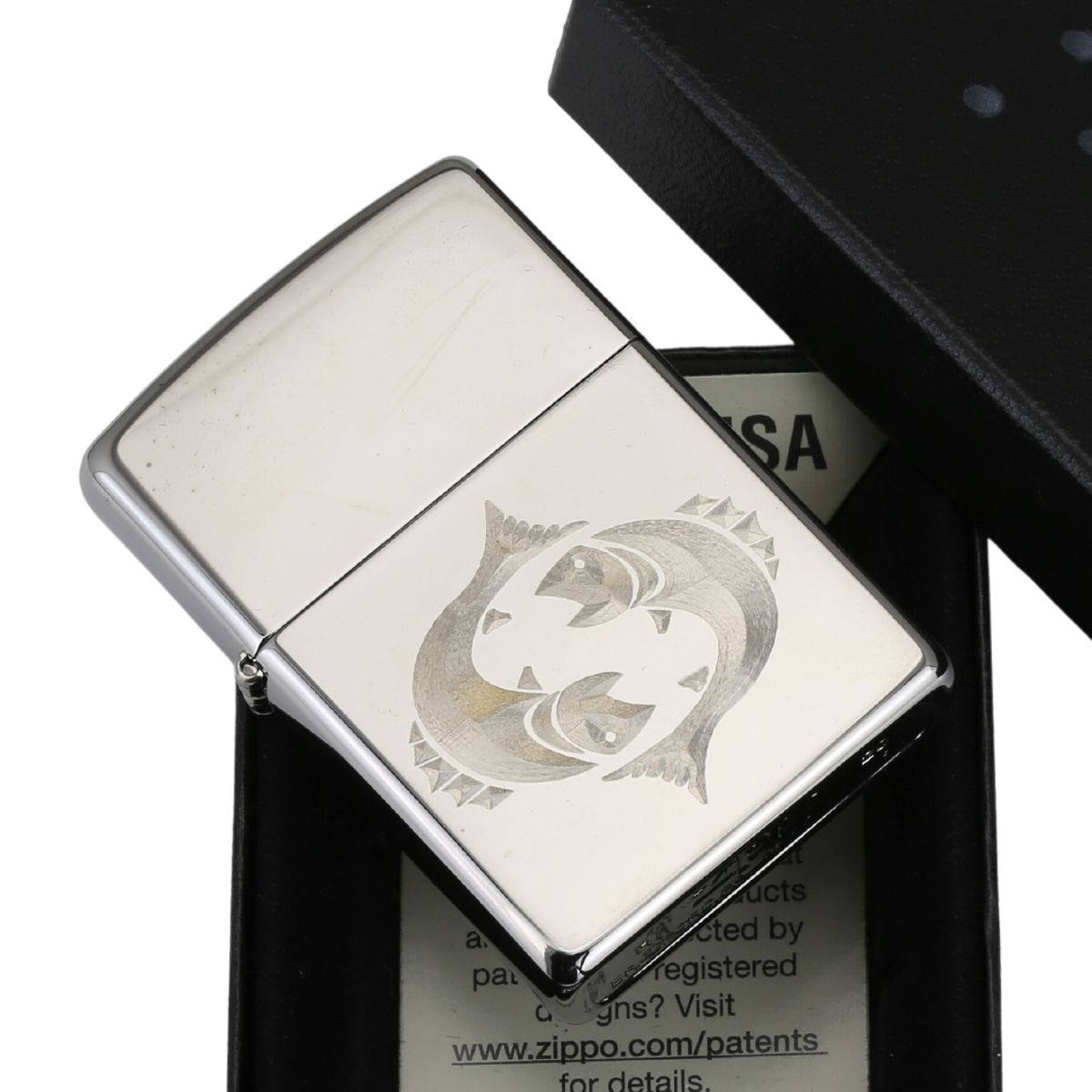 Zippo Khắc 12 Cung Hoàng Đạo Song Ngư - Pisces hàng sưu tầm