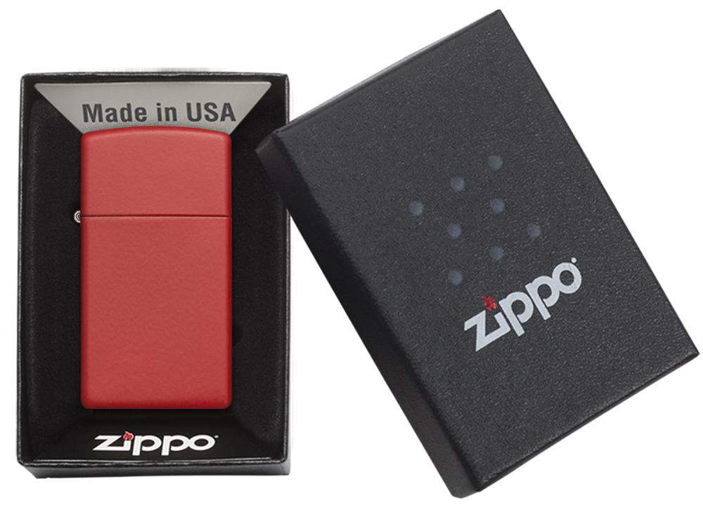 zippo-slim-red-matte