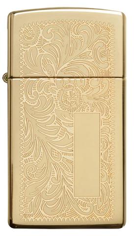 Zippo Venetian Slim Brass