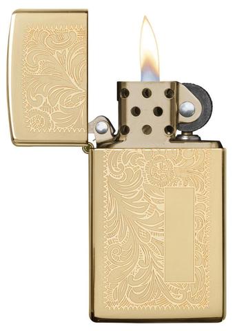 Zippo Venetian Slim Brass độc đáo chất lượng cao