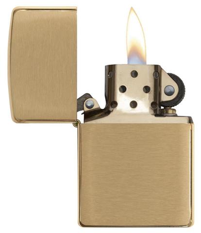 Zippo Armor Brushed Brass quà tặng cao cấp cho đồng nghiệp sếp