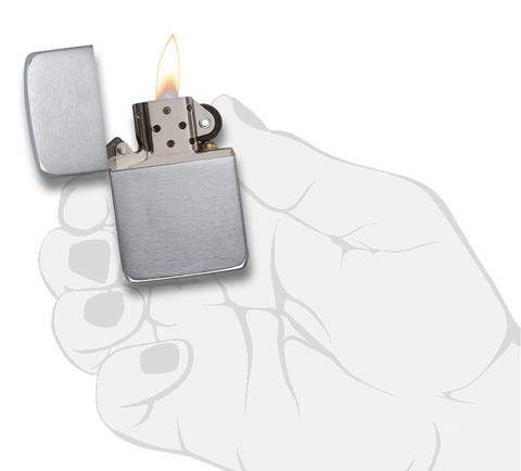 Zippo Replica 1941 Brushed Chrome quà tặng bạn thân