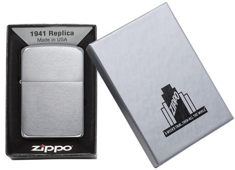 Zippo Replica 1941 Brushed Chrome quà tặng thầy cô giáo