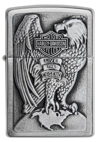 Zippo Made in the USA Eagle and Globe Emblem Brushed Chrome độc đáo lạ độc hiếm