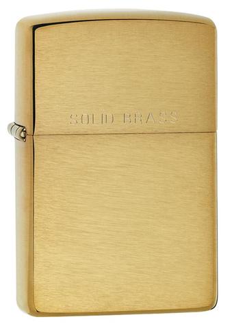 Zippo Brushed Brass Engraved tinh tế sang trọng