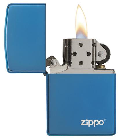 Zippo Sapphire Zippo Logo đỉnh cao tặng quà cho bạn bè