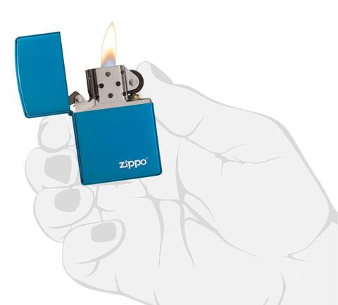 Zippo Sapphire Zippo Logo quà tặng cho các bạn trẻ chất chơi người dơi
