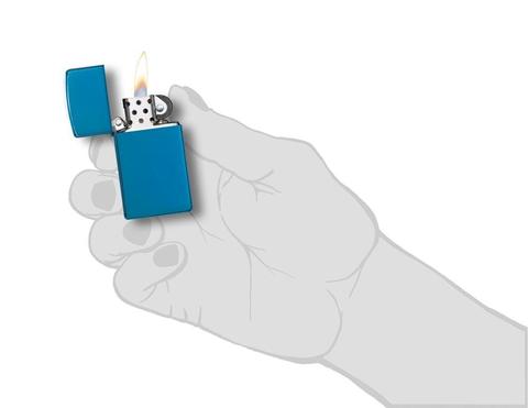 Zippo Slim Sapphire cao cấp uy tín chất lượng cao