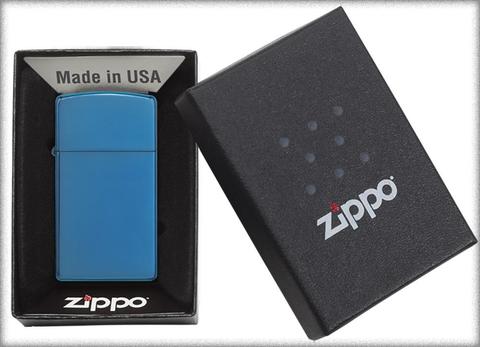 Zippo Slim Sapphire chạy ngay đi