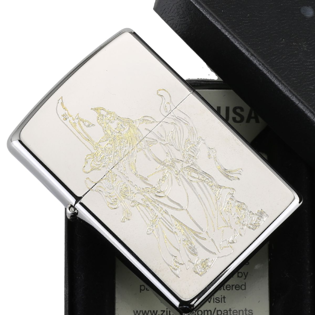 Zippo Khắc Hai Mặt Nghĩa Khí Quan Công khăc tay điêu khắc