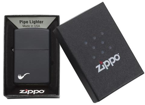 Zippo Black Matte Pipe quà tặng đặc biệt