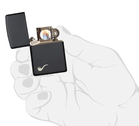 Zippo Black Matte Pipe món quà đích thực cho người đàn ôbg