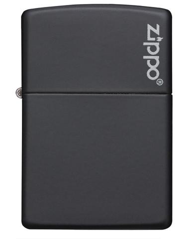Zippo Black Matte with Zippo Logo