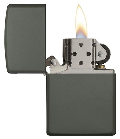 Zippo Green Matte cao cấp xách tay nhập khẩu