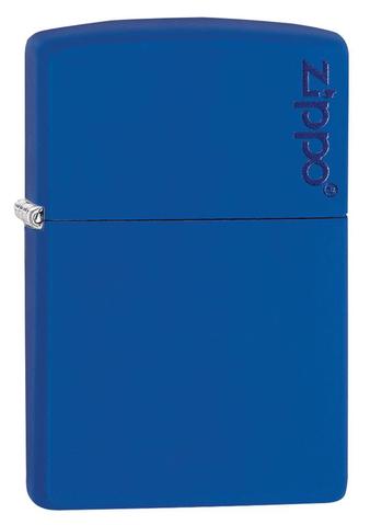 Zippo Royal Blue Matte with Zippo Logo trẻ trung năng động dành cho các bạn trẻ teen