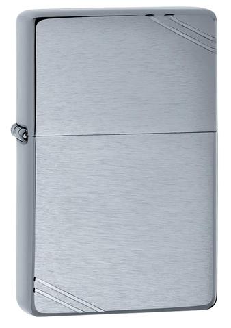 Zippo Vintage Brushed Chrome cao cấp chính hãng