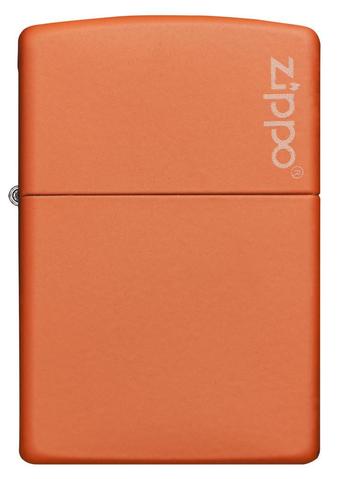 Zippo Orange Matte with Zippo Logo trẻ trung năng động