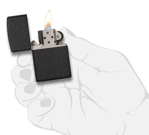 Zippo Black Crackle giá rẻ hàng chính hãng