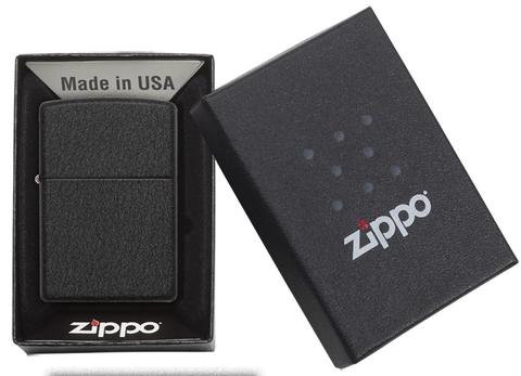 Zippo Black Crackle đẹp độc lạ tricker