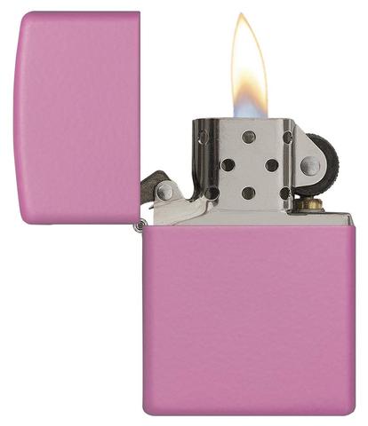 Zippo Pink Matte bánh bèo