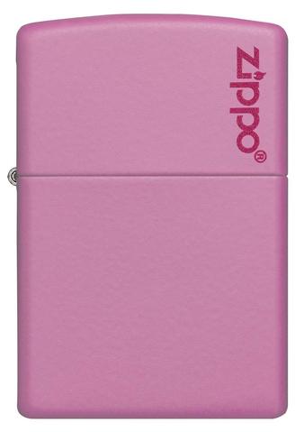 Zippo Pink Matte with Logo cao cấp độc đáo