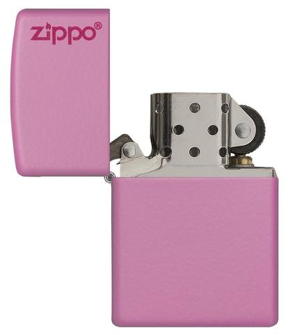 Zippo Pink Matte with Logo món quà tuyệt vời cho phái đẹp