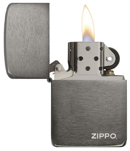 Zippo Replica 1941 Black Ice with Logo cao cấp uy tín chấ tluowjng cao