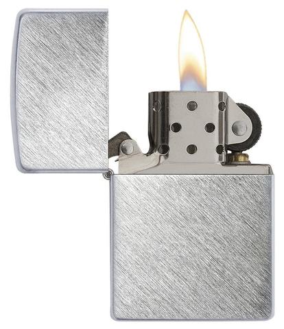 Zippo Herringbone Sweep Brushed Chrome zippostore.vn no1