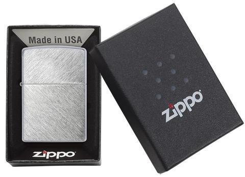 Zippo Herringbone Sweep Brushed Chrome trùm zippo viet nam