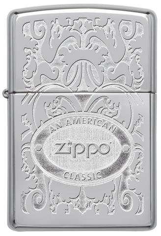 Zippo Gleaming Patina High Polish Chrome