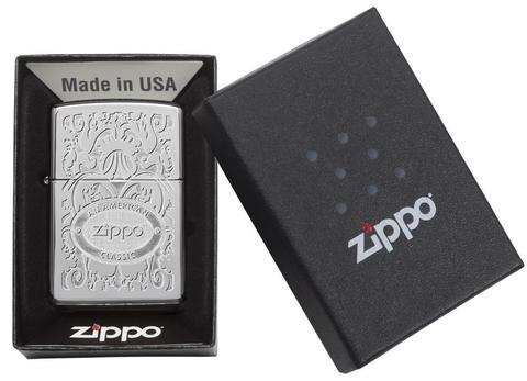 Zippo Gleaming Patina High Polish  quà tặng cho dân sưu tầm Zippo