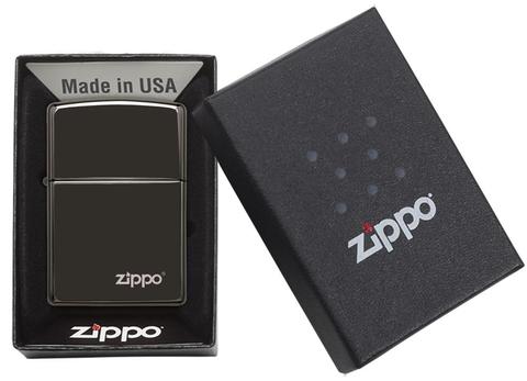 Zippo Ebony with Zippo Logo độc đáo cao cấp cá tính