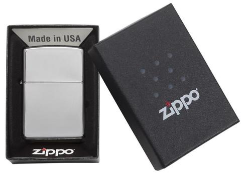 Zippo High Polished Chrome tuyệt vời ông mặt trời