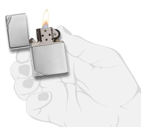 Zippo Vintage High Polished Chrome đẹp độc lạ