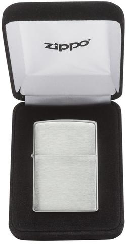 Zippo Armor Brushed Sterling Silver sang trọng độc đáo đơn giản