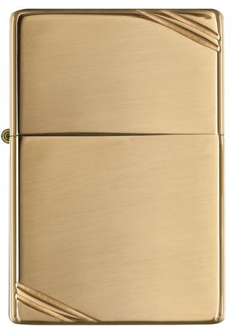 Zippo Vintage High Polished Brass đơn giản