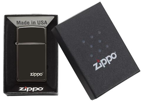 Zippo Slim Ebony with Zippo Logo âm thanh hay