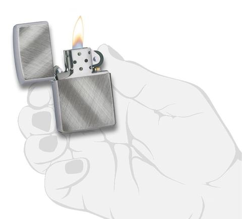 Zippo Diagonal Weave zippo sếp tùng xài chạy ngay đi