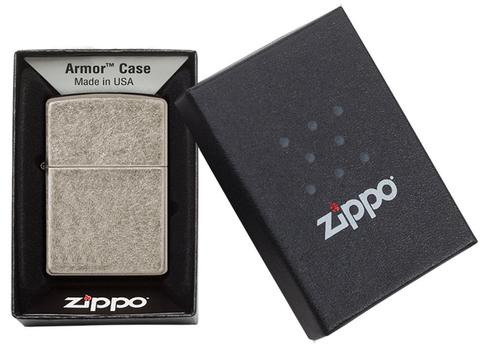 Zippo Armor Antique Silver Plate quà tặng cao cấp ía trị sưu tầm cao