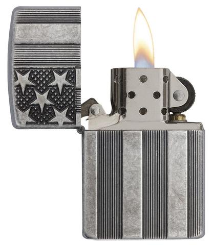 Zippo Armor US Flag Antique Silver Plate giá rẻ mẫu mã chất lượng đa dạng cao cấp uy tín