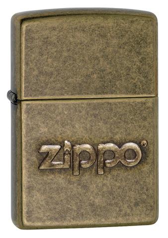 Zippo Stamp Antique Brass đồng cổ