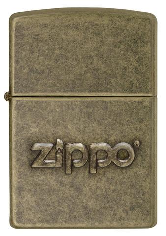 Zippo Stamp Antique Brass xách tay