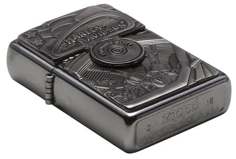 Zippo Harley Davidson Motor Flag Street Chromre nhập khẩu